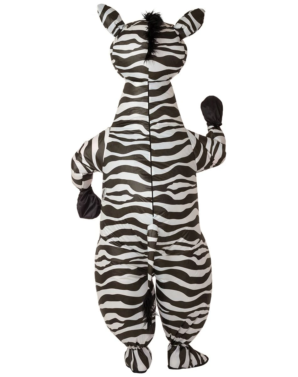 Spirit Halloween Adult Zebra Inflatable Costume 2 Spirit Halloween Adult Zebra Inflatable Costume - Image 2