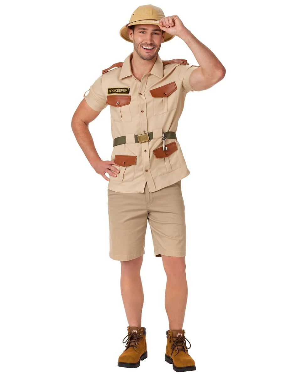 Spirit Halloween Adult Men's Zookeeper Costume 1 Spirit Halloween Adult Men's Zookeeper Costume