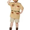 Spirit Halloween Adult Men's Zookeeper Plus Size Costume