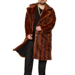 Spirit Halloween Faux Fur Coat -Cheap Trick Or Treat Hub Store 07521479 e