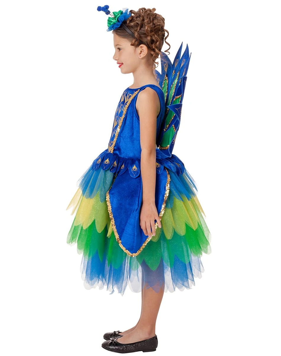 Spirit Halloween Kids Peacock Costume - The Signature Collection 3 Spirit Halloween Kids Peacock Costume - The Signature Collection - Image 3
