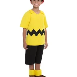 Spirit Halloween Kids Charlie Brown Deluxe Costume - Peanuts