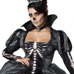 Spirit Halloween Adult Skeleton Queen Costume - The Signature Collection -Cheap Trick Or Treat Hub Store 07530579 c
