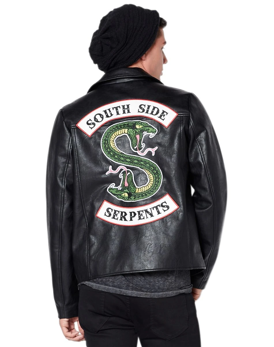 Spirit Halloween Unisex Southside Serpents Jacket – Riverdale 1 Spirit Halloween Unisex Southside Serpents Jacket – Riverdale