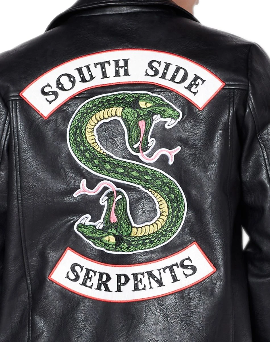 Spirit Halloween Unisex Southside Serpents Jacket – Riverdale 3 Spirit Halloween Unisex Southside Serpents Jacket – Riverdale - Image 3