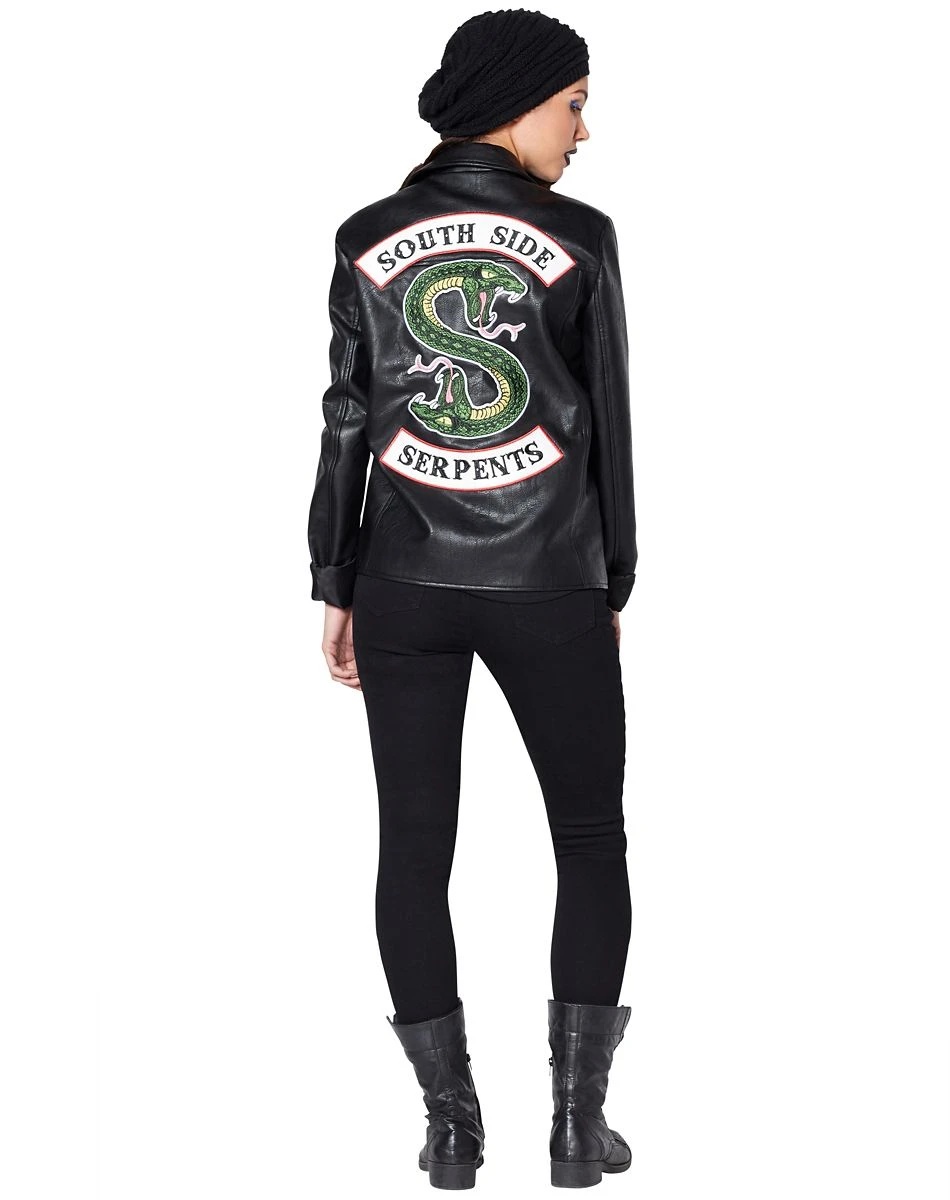 Spirit Halloween Unisex Southside Serpents Jacket – Riverdale 4 Spirit Halloween Unisex Southside Serpents Jacket – Riverdale - Image 4