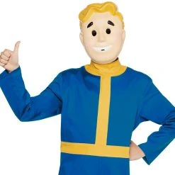 Spirit Halloween Kids Vault 76 Jumpsuit Costume - Fallout -Cheap Trick Or Treat Hub Store 07540651 c