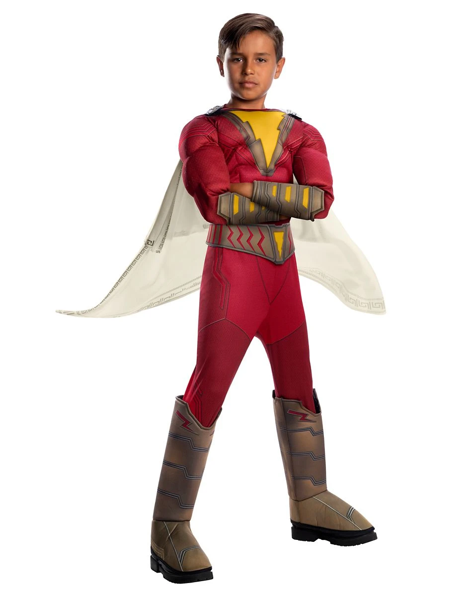Spirit Halloween Kids Shazam Costume Deluxe - DC Comics 1 Spirit Halloween Kids Shazam Costume Deluxe - DC Comics