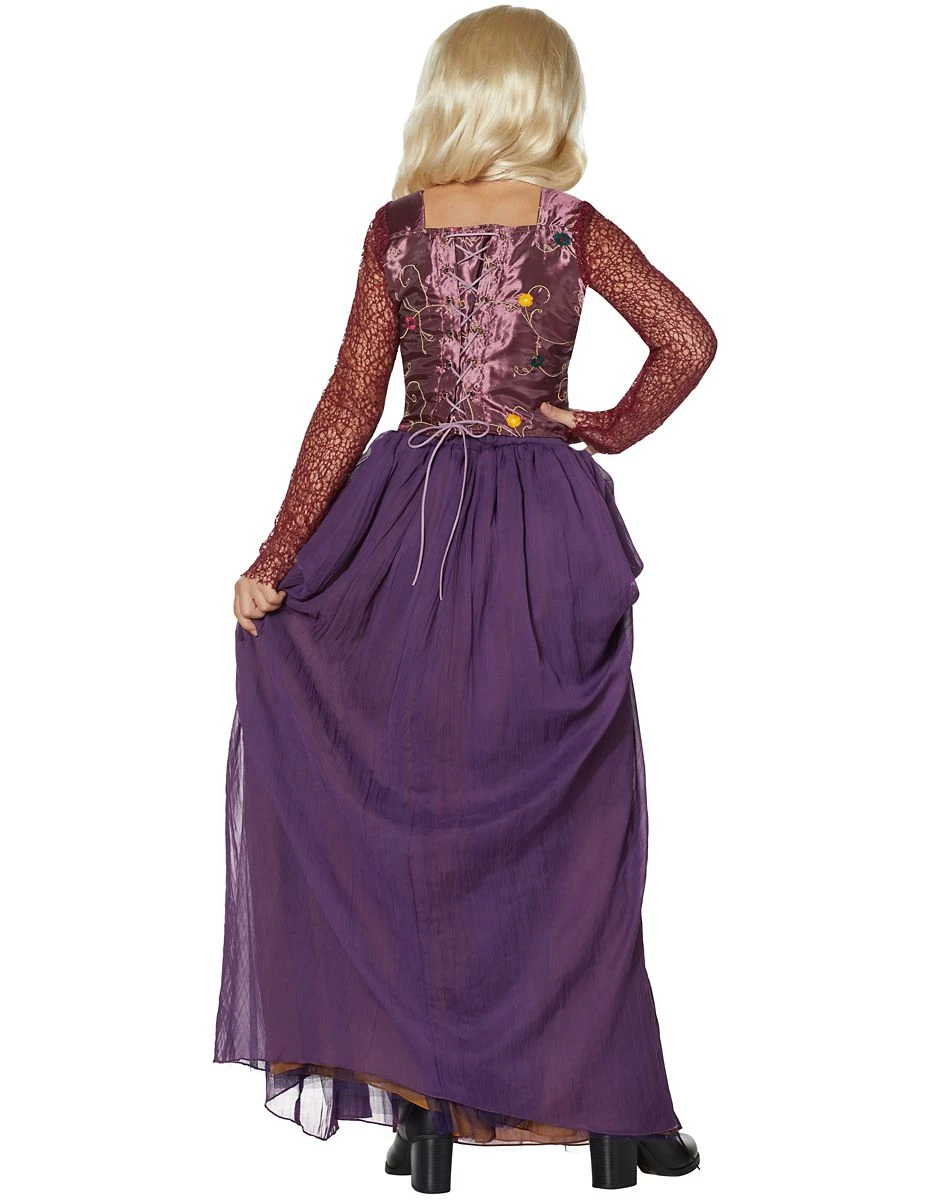 Spirit Halloween Kids Sarah Sanderson Costume The Signature Collection - Hocus Pocus 2 Spirit Halloween Kids Sarah Sanderson Costume The Signature Collection - Hocus Pocus - Image 2