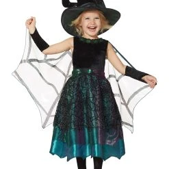 Spirit Halloween Toddler Emerald Witch Costume - The Signature Collection