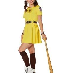 Spirit Halloween Adult Racine Belles Costume - A League of Their Own -Cheap Trick Or Treat Hub Store 07554496 c