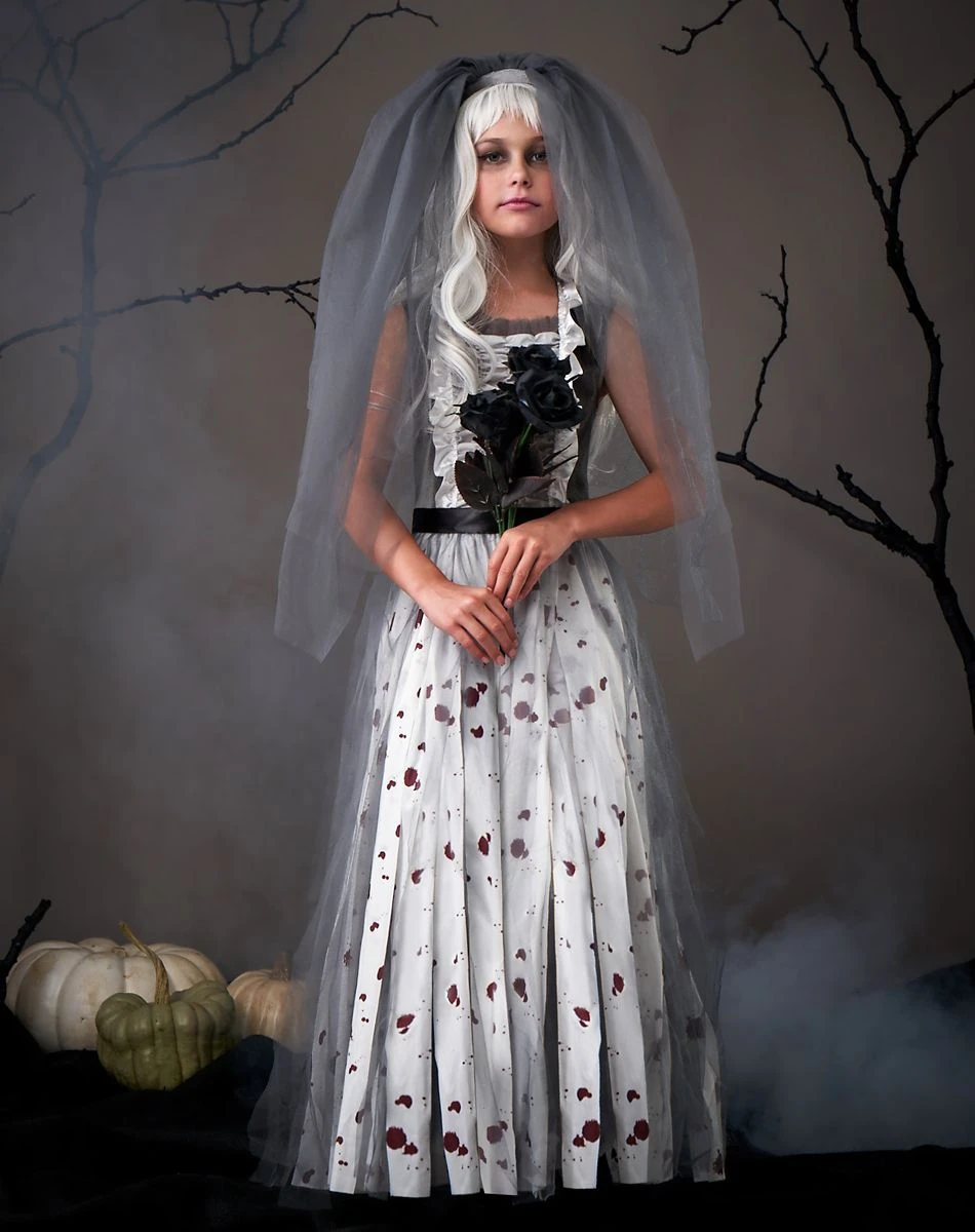 Spirit Halloween Kids Ghost Bride Costume - The Signature Collection 1 Spirit Halloween Kids Ghost Bride Costume - The Signature Collection