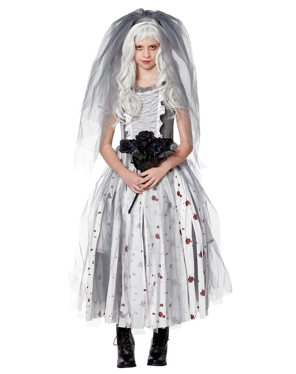 Spirit Halloween Kids Ghost Bride Costume - The Signature Collection 2 Spirit Halloween Kids Ghost Bride Costume - The Signature Collection - Image 2