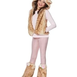 Spirit Halloween Kids Faux Fur Fawn Costume Kit - The Signature Collection