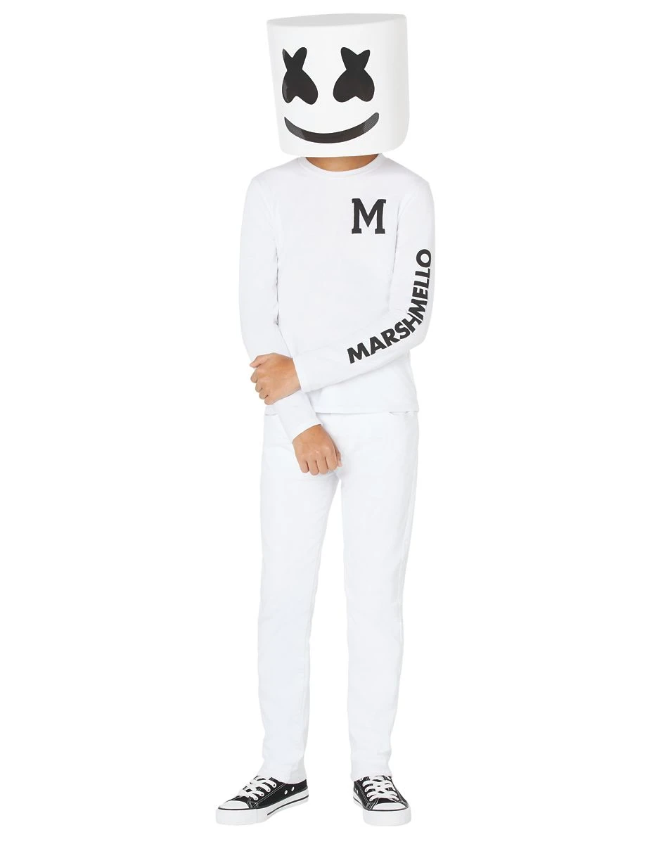 Spirit Halloween Kids Marshmello Costume 1 Spirit Halloween Kids Marshmello Costume