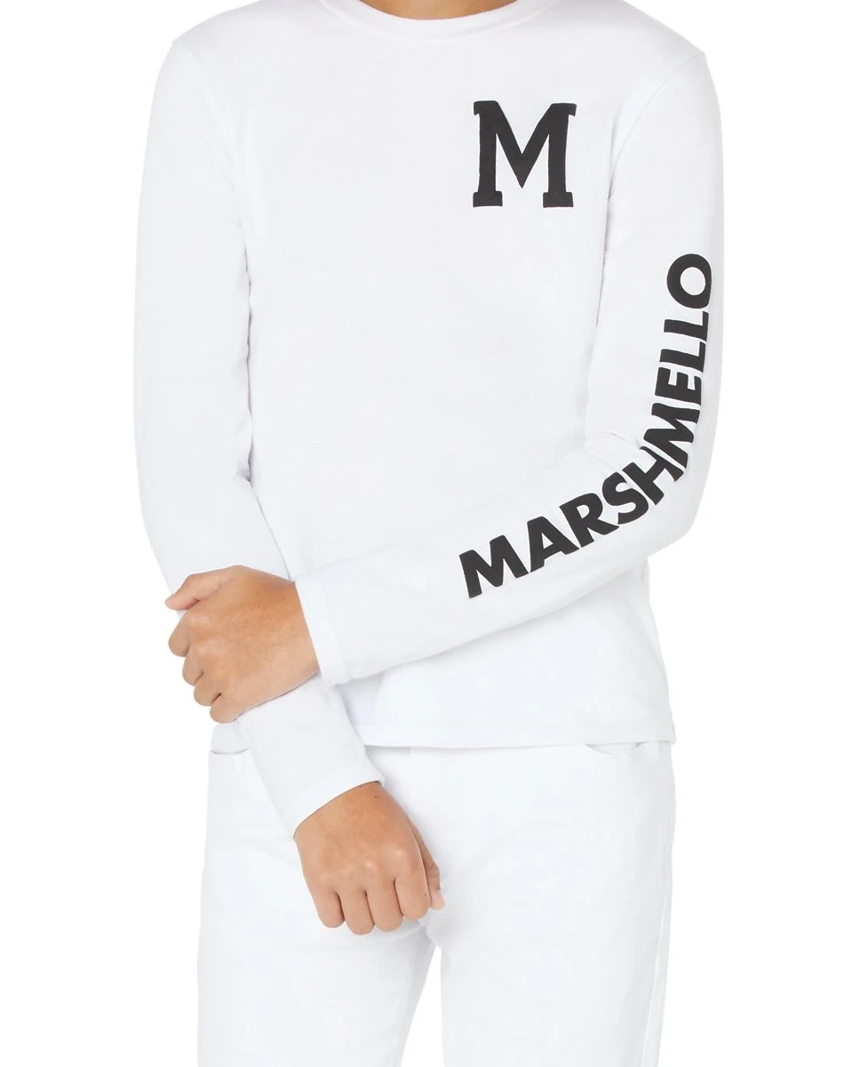 Spirit Halloween Kids Marshmello Costume 2 Spirit Halloween Kids Marshmello Costume - Image 2