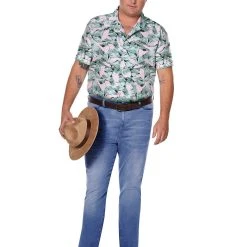 Spirit Halloween Hopper Button Down Plus Size Shirt - Stranger Things