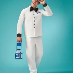 Spirit Halloween Adult Retro Milk Man Costume