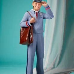 Spirit Halloween Kids Retro Mail Carrier Costume