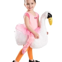 Spirit Halloween Toddler Ride-Along Swan Costume