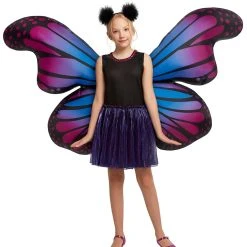 Spirit Halloween Kids Butterfly Costume With Light-Up Inflatable Wings