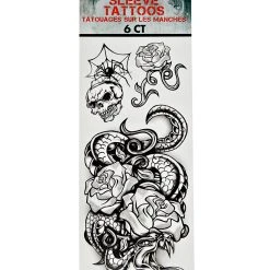 Spirit Halloween Multi-Pack Punk Tattoos - 6 Count