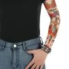 Spirit Halloween Punk Flower Sleeve Tattoo