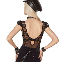 Spirit Halloween Lace Trim Plus Size Bodysuit 15 Spirit Halloween Lace Trim Plus Size Bodysuit -Cheap Trick Or Treat Hub Store 07603012 d