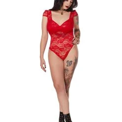 Spirit Halloween Lace Trim Plus Size Bodysuit 13 Spirit Halloween Lace Trim Plus Size Bodysuit -Cheap Trick Or Treat Hub Store 07603053 c