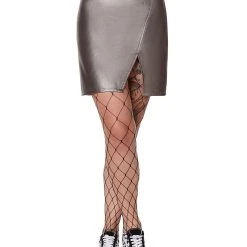 Spirit Halloween Pleather Split Skirt