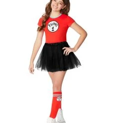 Spirit Halloween Kids Thing 1 and Thing 2 Costume Kit – Dr. Seuss