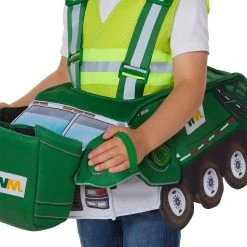 Spirit Halloween Toddler Waste Management Ride-Along Costume With Sound -Cheap Trick Or Treat Hub Store 07616873 c