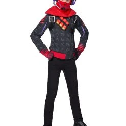 Spirit Halloween Youth Raptor (Glow) Costume – Fortnite