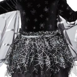 Spirit Halloween Toddler Spider Web Witch Costume -Cheap Trick Or Treat Hub Store 07618473 c