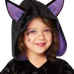 Spirit Halloween Toddler Bat Dress Costume -Cheap Trick Or Treat Hub Store 07618507 c