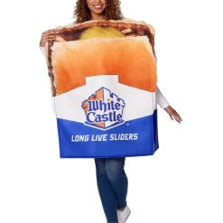 Spirit Halloween Adult Sliders Costume - White Castle -Cheap Trick Or Treat Hub Store 07630460 d