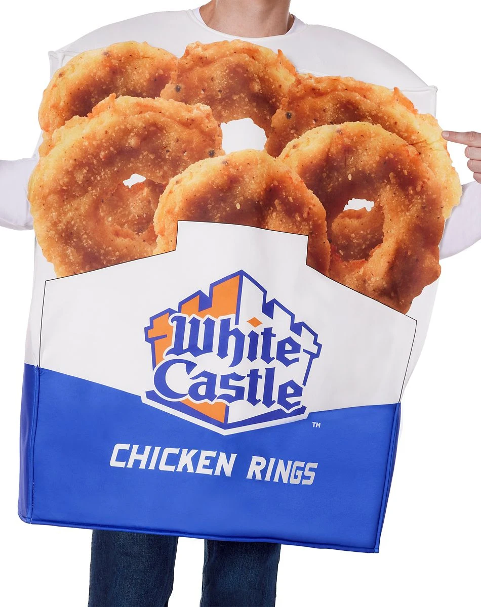Spirit Halloween Adult Chicken Rings Costume - White Castle 4 Spirit Halloween Adult Chicken Rings Costume - White Castle - Image 4