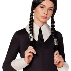 Spirit Halloween Kids Wednesday Addams Costume - The Addams Family 2 -Cheap Trick Or Treat Hub Store 07630718 c