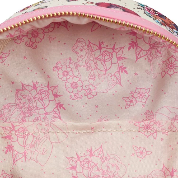Spirit Halloween Loungefly Disney Princess Tattoos Mini Backpack 5 Spirit Halloween Loungefly Disney Princess Tattoos Mini Backpack - Image 5