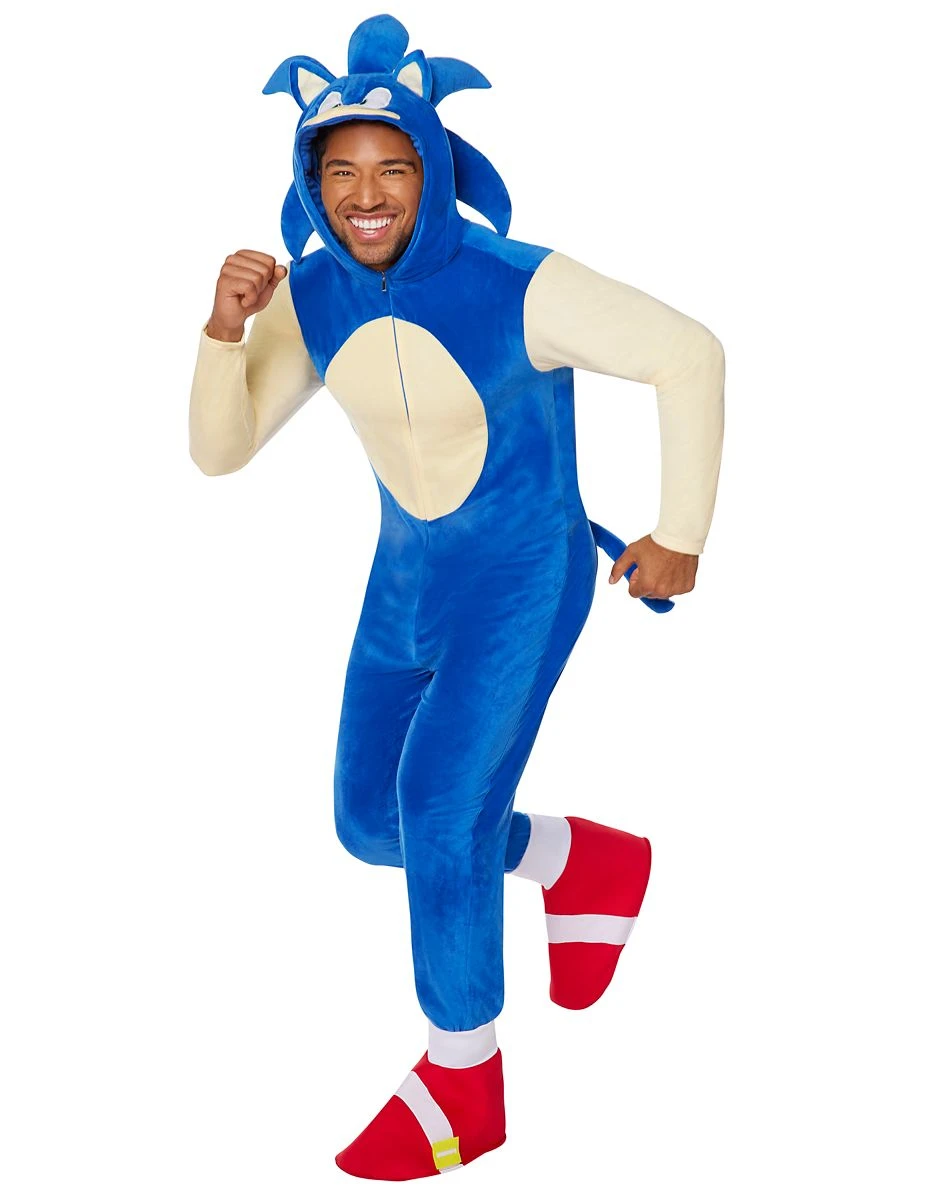 Spirit Halloween Adult Sonic the Hedgehog Costume 1 Spirit Halloween Adult Sonic the Hedgehog Costume