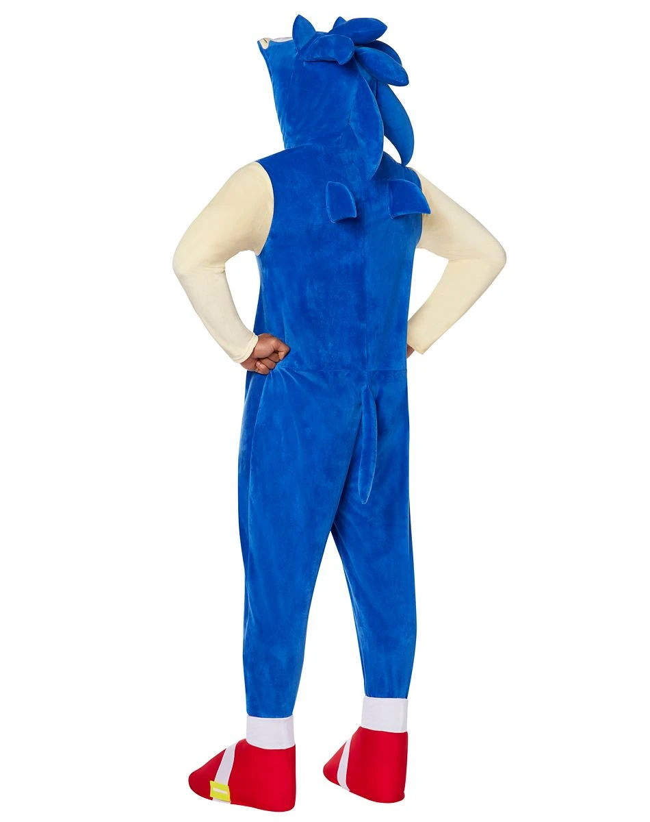 Spirit Halloween Adult Sonic the Hedgehog Costume 2 Spirit Halloween Adult Sonic the Hedgehog Costume - Image 2