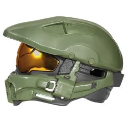 Spirit Halloween Kids Master Chief Light-Up Helmet Deluxe - Halo -Cheap Trick Or Treat Hub Store 07651862 c