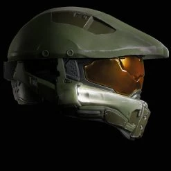 Spirit Halloween Kids Master Chief Light-Up Helmet Deluxe - Halo -Cheap Trick Or Treat Hub Store 07651862 f