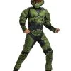 Spirit Halloween Kids Master Chief Muscle Costume - Halo Infinite