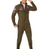 Spirit Halloween Adult Top Gun Maverick Jumpsuit Costume Deluxe
