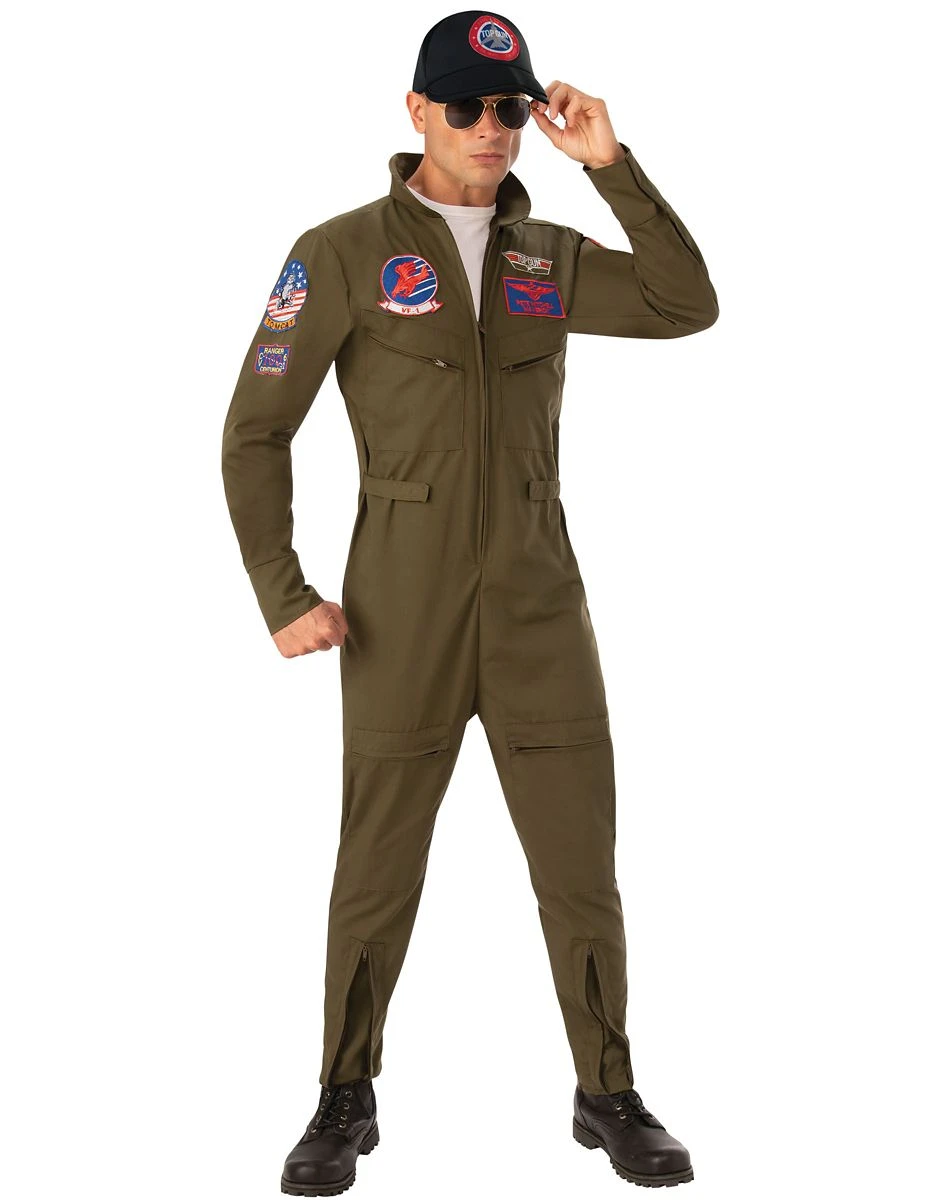 Spirit Halloween Adult Top Gun Maverick Jumpsuit Costume Deluxe 1 Spirit Halloween Adult Top Gun Maverick Jumpsuit Costume Deluxe
